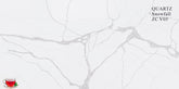 0N Sale!! 3cm Quartz 126"x 63" Countertop - Snowfall V05